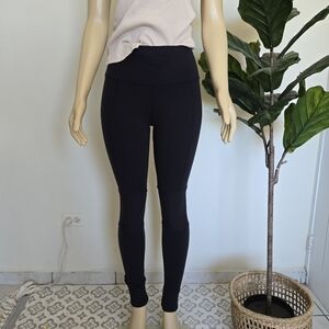 Alo Yoga High Rise Black Color Leggings Size M Women's Gym